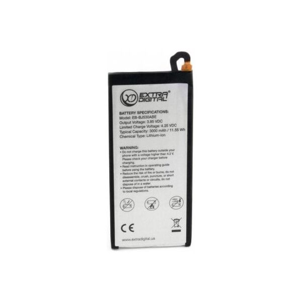 

Акумуляторна батарея EXTRADIGITAL Samsung Galaxy J5 2017 (EB-BJ530ABE) 3000 mAh (BMS6422)