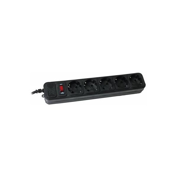 

Мережевий фільтр живлення Maxxter SPM5-G-10B чорний, 3 м кабель, 5 розеток (SPM5-G-10B)
