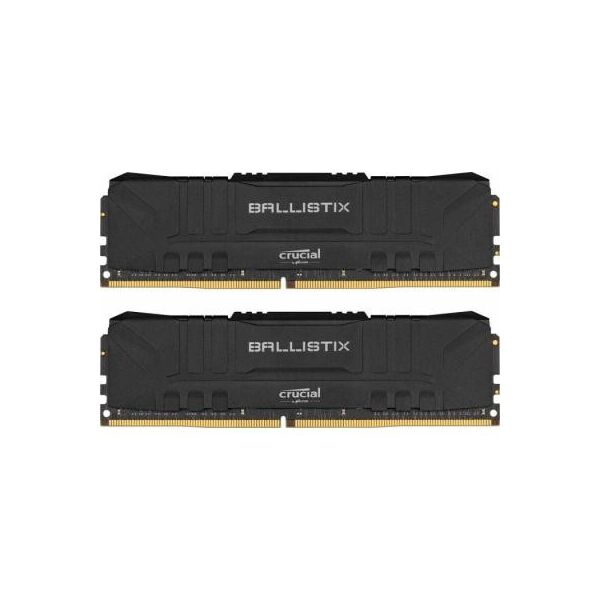 

Модуль пам'яті для комп'ютера DDR4 32GB (2x16GB) 2666 MHz Ballistix Black Micron (BL2K16G26C16U4B)