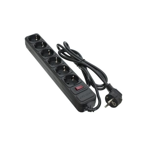 

Мережевий фільтр живлення PATRON 1.8 m3*1mm2 (SP-1062) 6 розеток BLACK (EXT-PN-SP-1062)