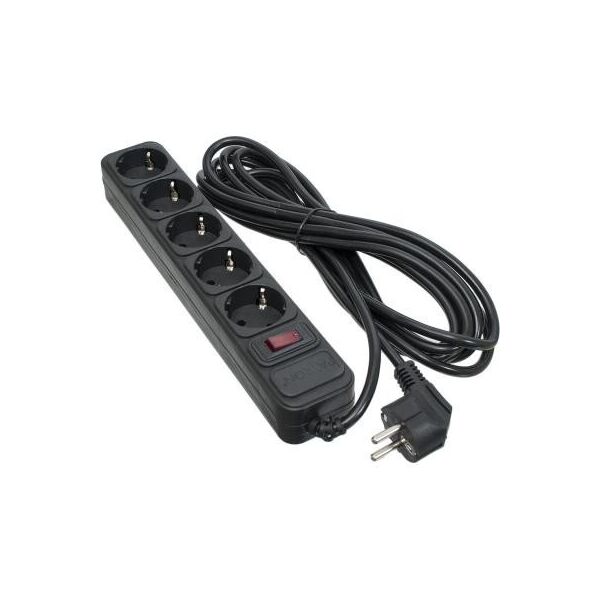 

Мережевий фільтр живлення PATRON 5.0 m3*1mm2 (SP-1055) 5 розеток BLACK (EXT-PN-SP-1055)