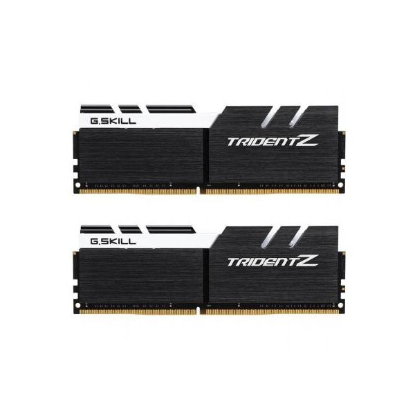 

Модуль пам'яті для комп'ютера DDR4 16GB (2x8GB) 3200 MHz Trident Z Black H/White G.Skill (F4-3200C16D-16GTZKW)