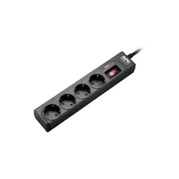 

Мережевий фільтр живлення APC Essential SurgeArrest 4 outlets, Black (P43B-RS)
