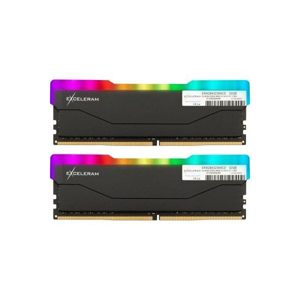 

Модуль пам'яті для комп'ютера DDR4 32GB (2x16GB) 3600 MHz RGB X2 Series Black eXceleram (ERX2B432369CD)