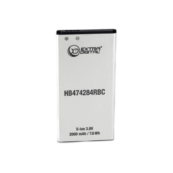 

Акумуляторна батарея для телефону EXTRADIGITAL Huawei Ascend Y538 HB474284RBC 2000 mAh (BMH6433)