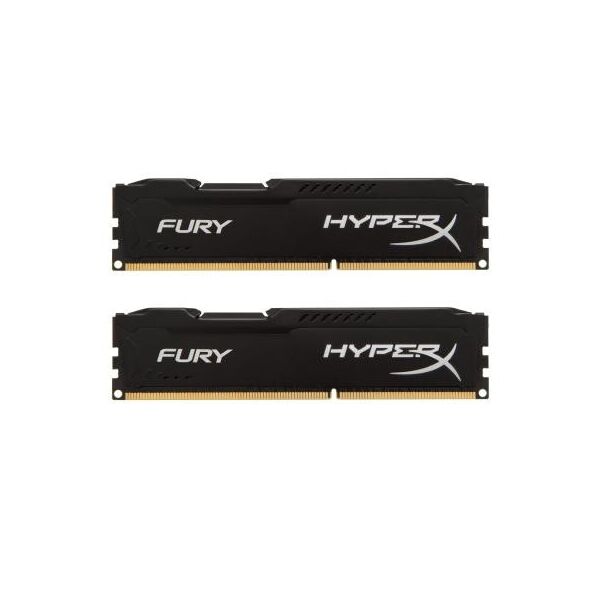 

Модуль пам'яті для комп'ютера DDR3 8Gb (2x4GB) 1600 MHz HyperX Fury Black HyperX (Kingston Fury) (HX316C10FBK2/8)