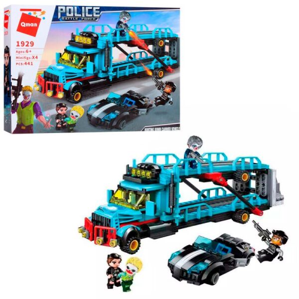 

Конструктор QMAN 1929 ПОЛИЦИЯ - Трейлер (441 дет.)