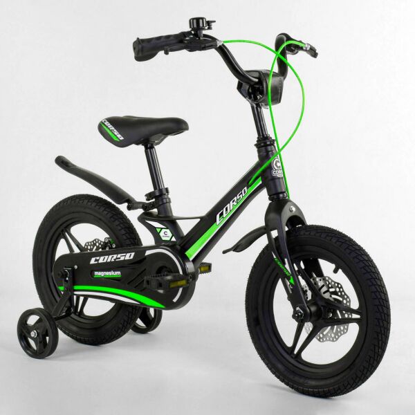 

Велосипед CORSO MG-03053 14 дюймов (магниевая рама, литые диски, дисковые тормоза)