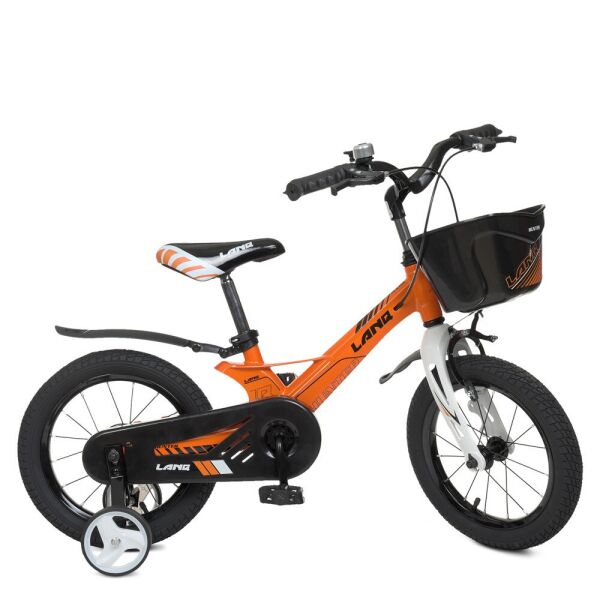 

Велосипед 14" LANQ WLN1450D-4 оранжевый (магниевая рама)