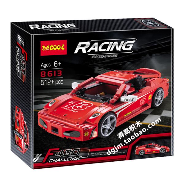 

Конструктор DECOOL 8613 ТЕХНИК - Феррари F430 (512 дет.)