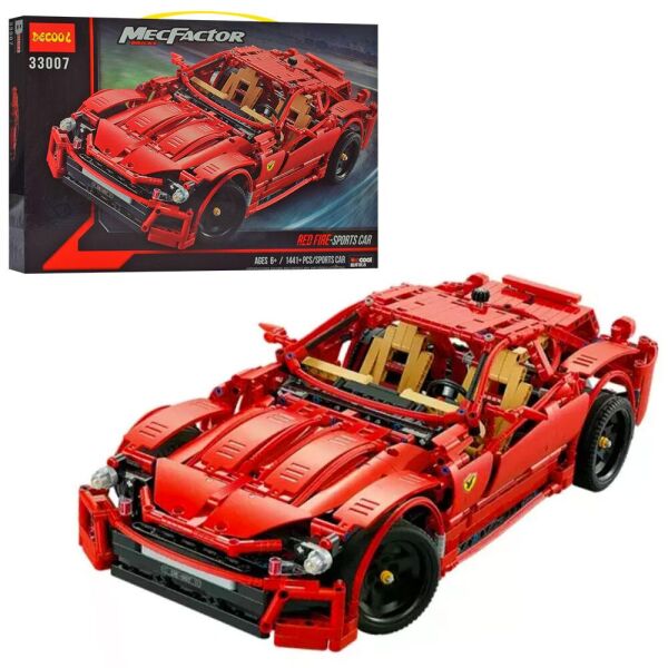 

Конструктор DECOOL 33007 ТЕХНИК - Красная спортивная машина (1 441 дет.)