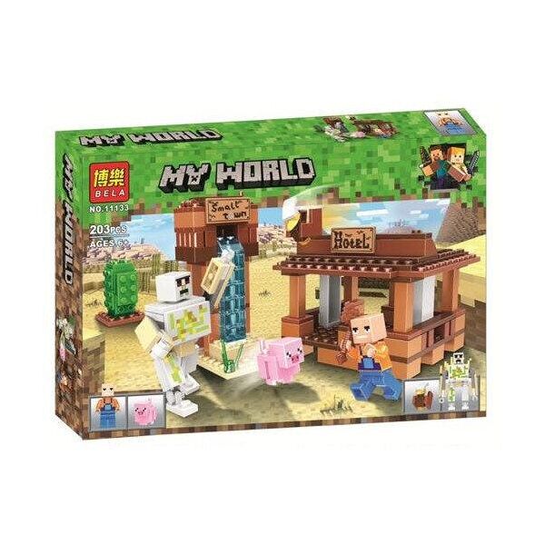 

Конструктор BELA 11133 MINECRAFT - Мини Отель (203 дет.)