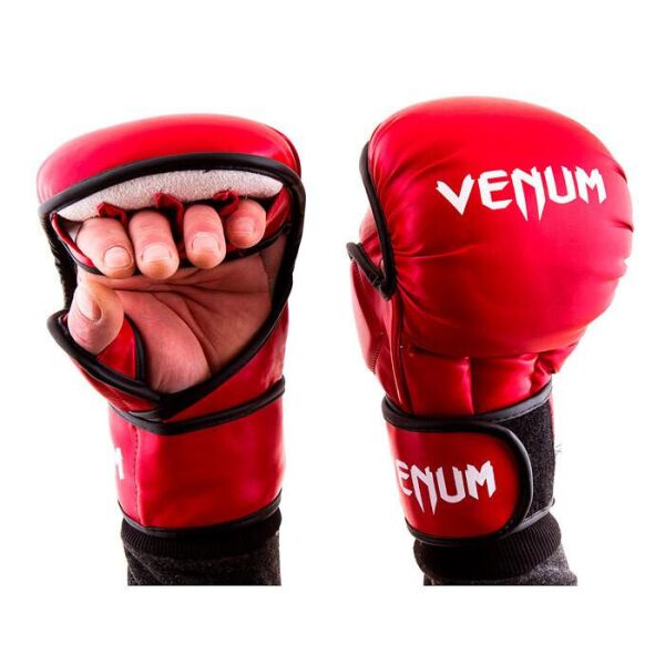 

Перчатки для единоборств красные Venum MMA, размер L