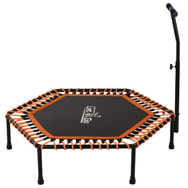 

Фитнес батут с ручкой Let's Go, 40"(101см), черный/оранж