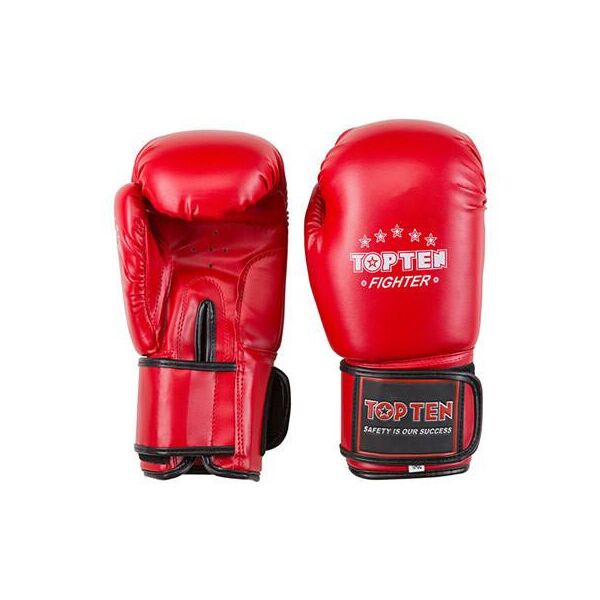 

Боксерские перчатки красные 10oz Top Ten DX-3148