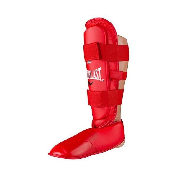 

Защита для ног разбирающаяся (голень+стопа ) PU Everlast , красная, размер S