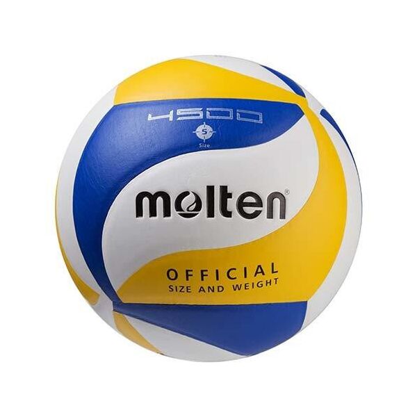 

Мяч волейбольный Molten 4500-2 PU, белый/желтый/синий