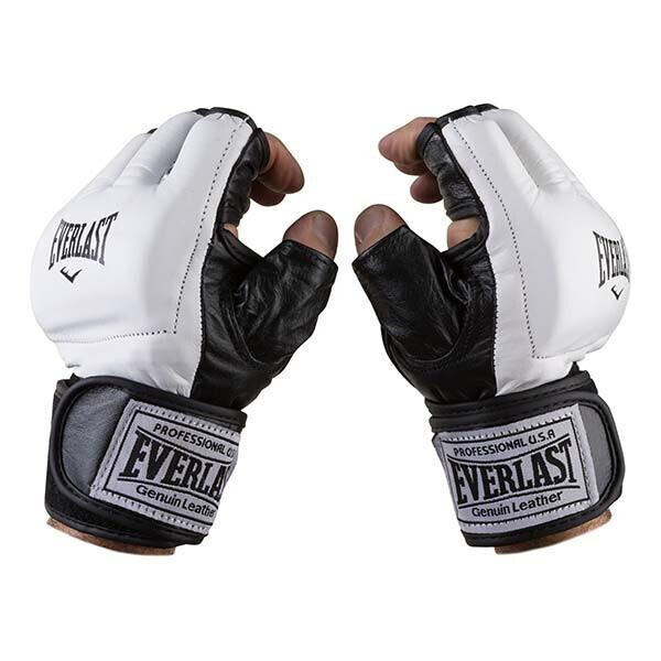 

Перчатки для единоборств Everlast, MMA, кожа, размер L