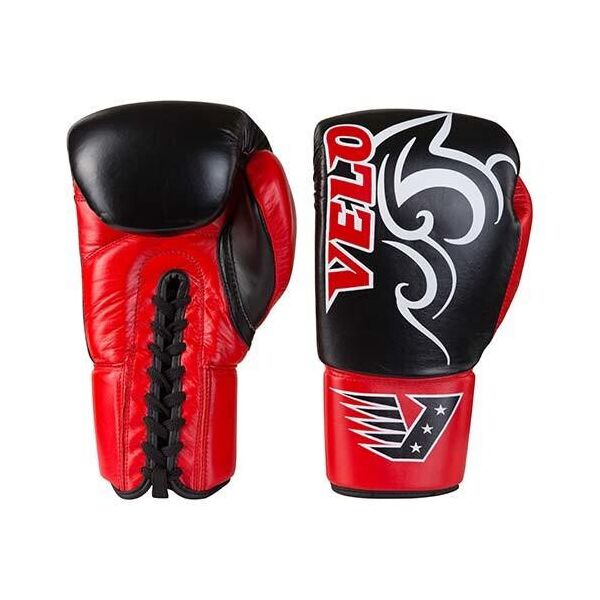 

Боксерские перчатки кожаные на шнуровке 12oz Velo