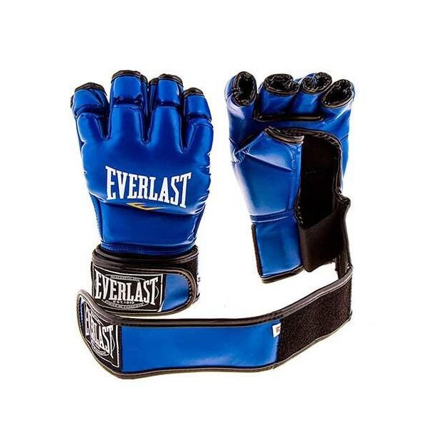 

Перчатки единоборств синие Everlast MMA, DX364, размер S
