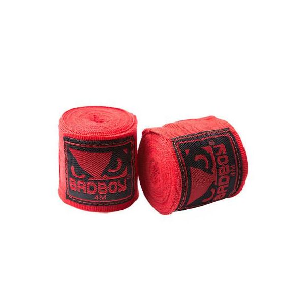 

Бинты боксерские Bad Boy, 4м красные