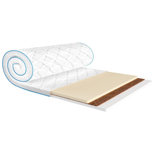 

Матрас-топпер EMM Sleep&Fly mini MEMO 2в1 KOKOS жаккард 90x190