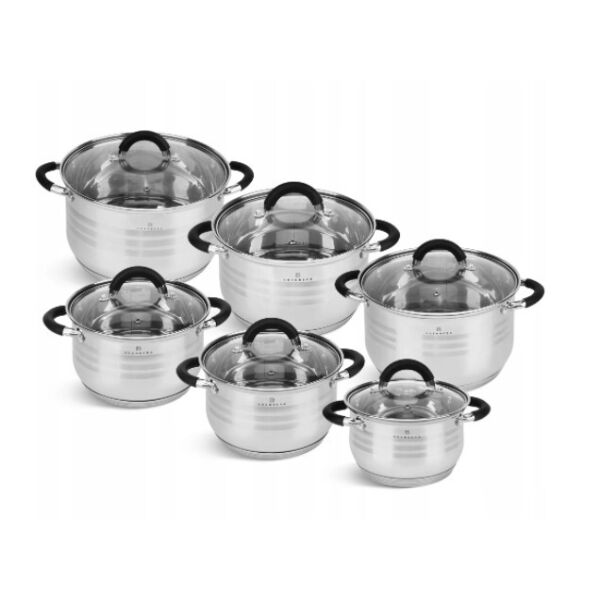 

Набор кастрюль с силиконовыми ручками Edenberg EB-2414 (dnEB2414g017)