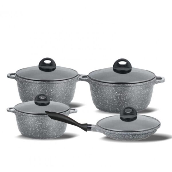 

Набор посуды с мраморным покрытием для всех видов плит Benson BN-325 8 предметов (MLN032-521479)