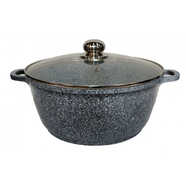 

Кастрюля с гранитным покрытием и крышкой Benson BN-315 2.2 л Серая (MLN001253-79535)