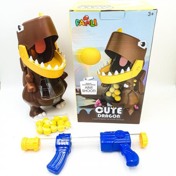 

Детская игра Little Hunter Dragon Воздушный тир дракон с дисплеем счета и пистолетом с мячиками 12 шт. (BN02230215)