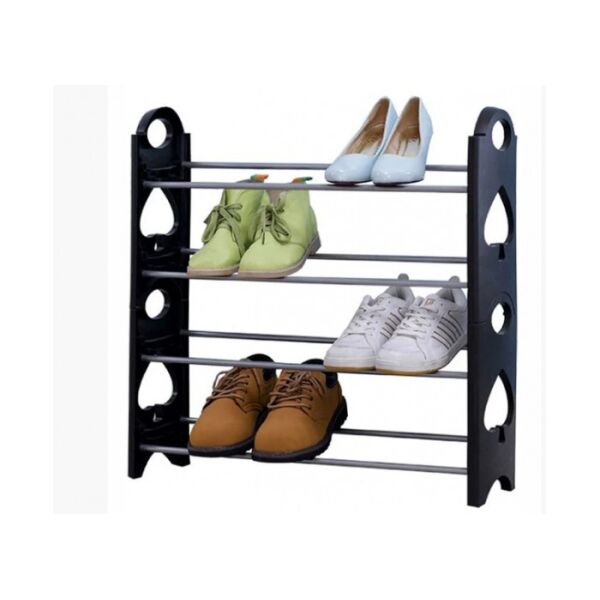 

Полка для обуви органайзер Amazing Stackable Shoe Rack (4 полки на 12 пар) 60*60*30см SR00412