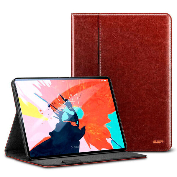 

Кожаный чехол ESR Intelligent Premium Business Brown для iPad Pro 11"