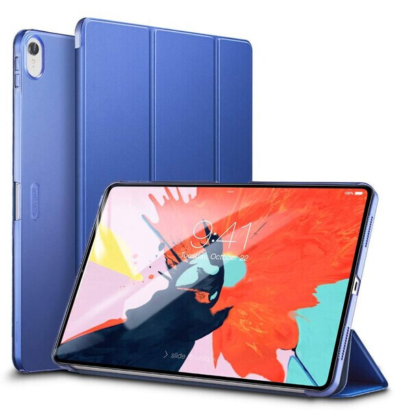 

Кожаный чехол ESR Yippee Color Trifold Smart Case Navy Blue для iPad Pro 11" (2018)
