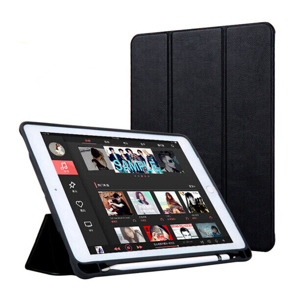 

Чехол с держателем для стилуса iLoungeMax Protective Smart Cover Black для iPad 9.7" (2017 | 2018)