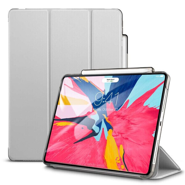 

Чехол-подставка ESR Yippee Pencil Holder Silver Gray для iPad Pro 12.9 (2018)
