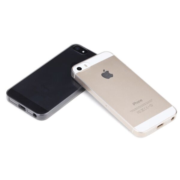 

Тонкий прозрачный TPU чехол oneLounge SilicolDots для iPhone 5 | 5S | SE