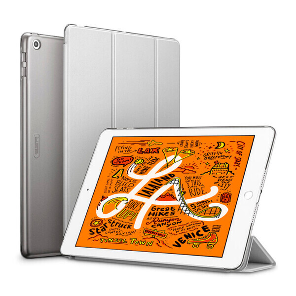 

Магнитный кожаный чехол ESR Yippee Trifold Smart Case Silver Gray для iPad mini 5 | 4