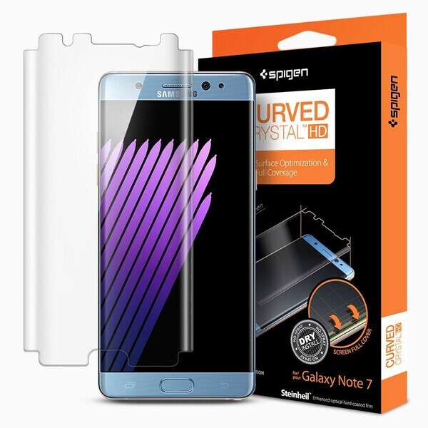 

Защитная пленка Spigen Curved Crystal HD для Samsung Galaxy Note 7
