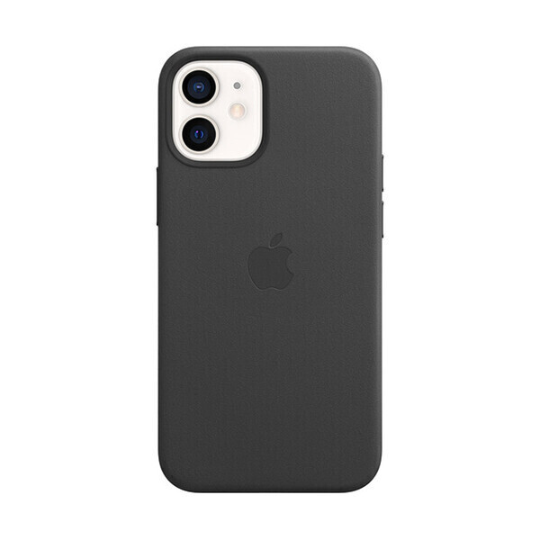 

Кожаный чехол iLoungeMax Genuine Leather Case MagSafe Black для iPhone 12 mini ОЕМ