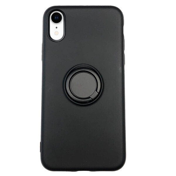 

Силиконовый чехол с кольцом iLoungeMax With Ring Black для iPhone XR