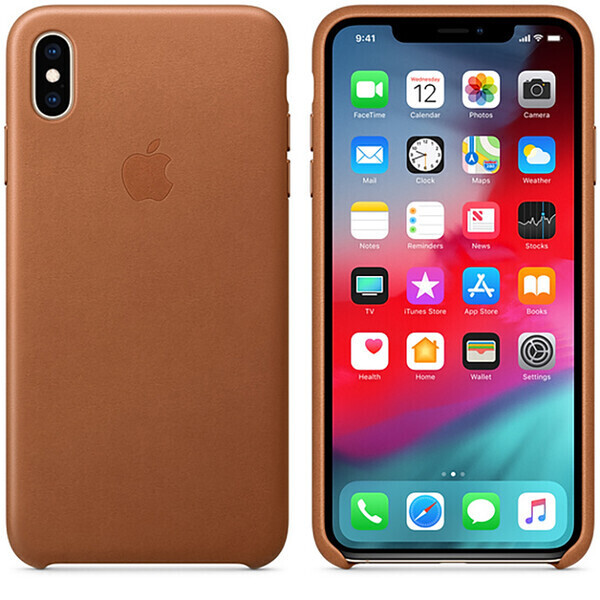 

Кожаный чехол iLoungeMax Leather Case Saddle Brown для iPhone XS Max OEM (MRWV2)