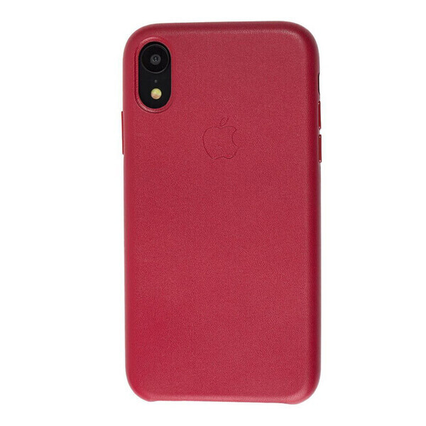 

Кожаный чехол iLoungeMax Leather Case Red для iPhone XR OEM