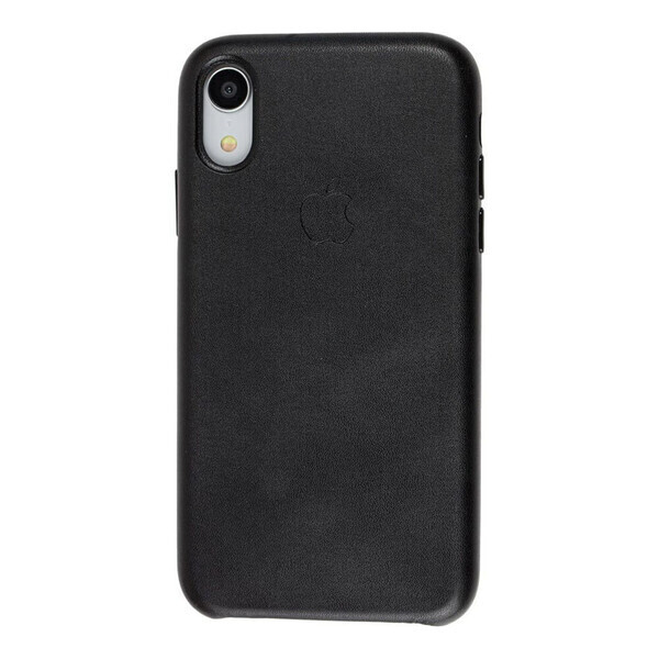 

Черный кожаный чехол iLoungeMax Leather Case Black для iPhone XR OEM