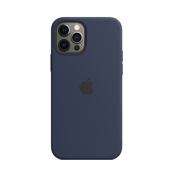 

Силиконовый чехол iLoungeMax Silicone Case MagSafe Deep Navy для iPhone 12 Pro Max OEM