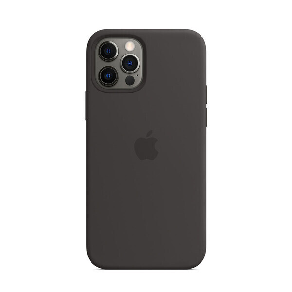 

Черный силиконовый чехол iLoungeMax Silicone Case MagSafe Black для iPhone 12 Pro Max OEM
