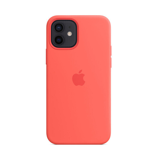 

Cиликоновый чехол iLoungeMax Silicone Case MagSafe Pink Citrus для iPhone 12 | 12 Pro OEM