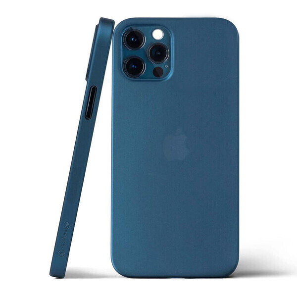 

Супертонкий чехол oneLounge 1Thin 0.35mm Blue для iPhone 12 Pro Max