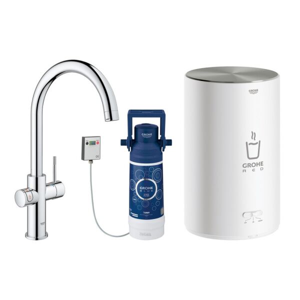 

Смеситель для кухни с бойлером Grohe Red Duo 30083001 M-size