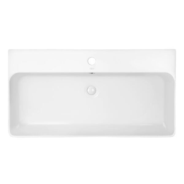 

Раковина Qtap Nando с донным клапаном QT1211K419W