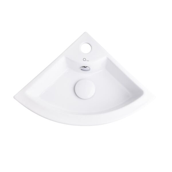 

Раковина Qtap Kiwi с донным клапаном QT0911K184AW